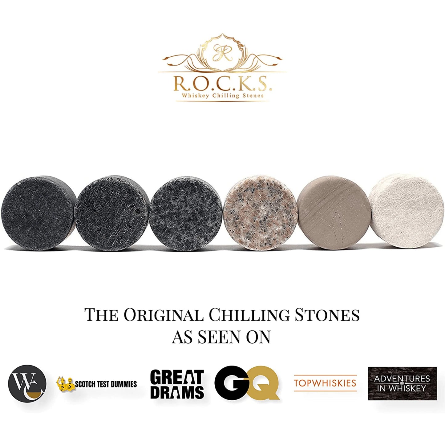 Gift Set - Whiskey Stones & Bourbon Barrel Aged Coffee