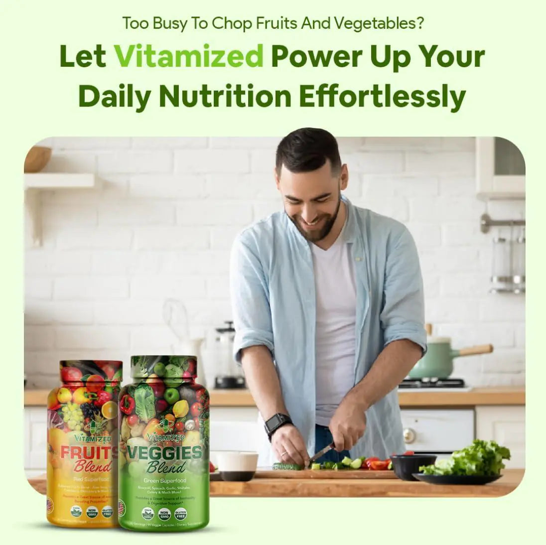 Fruits and Vegetables Supplements With BioPerine Contains 38 Fruits Vegetables